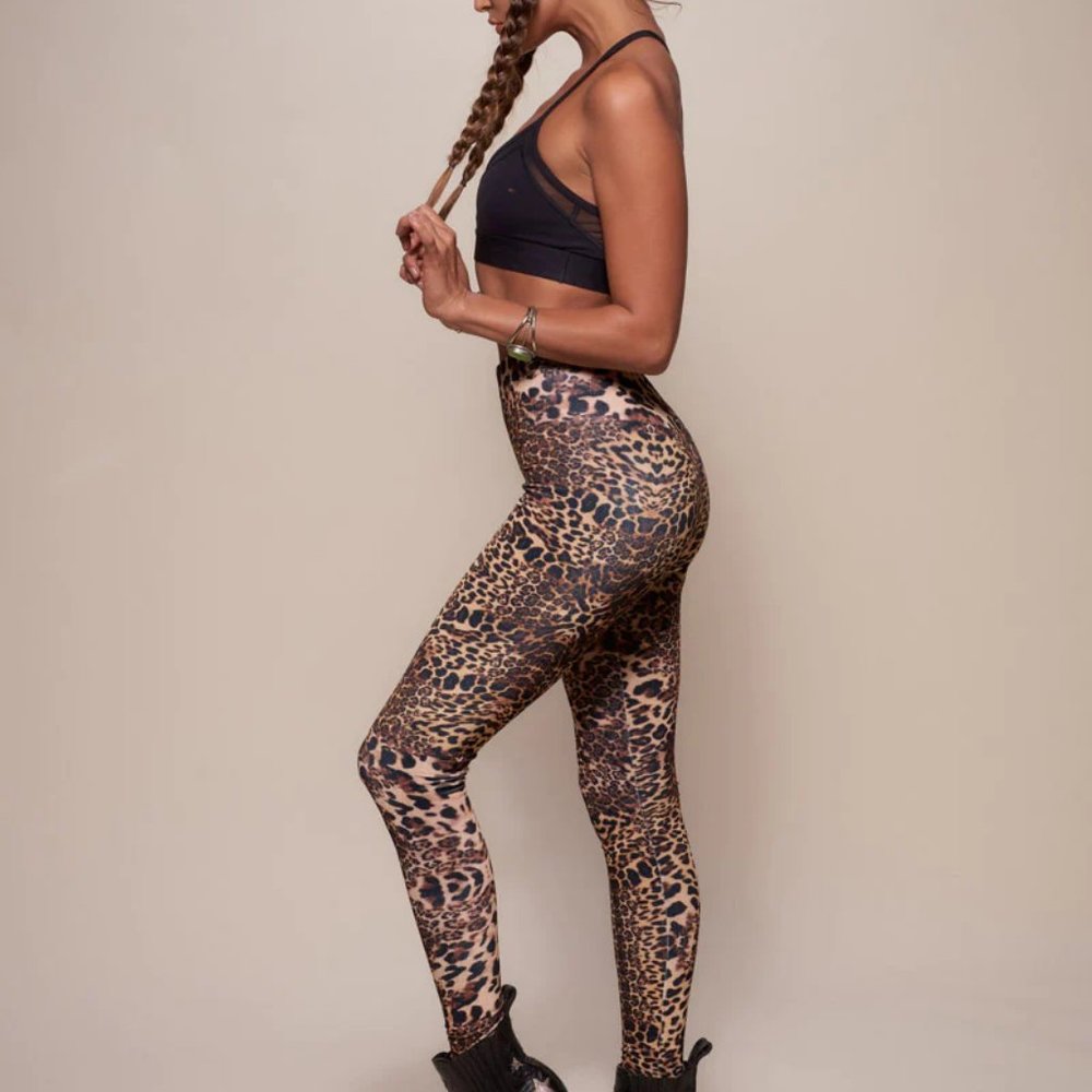 Spirithoods AMUR LEOPARD VELVET LEGGINGS